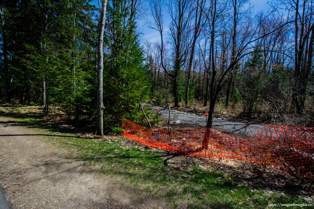 trail under construction